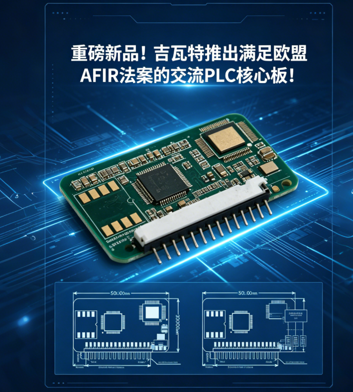 重磅新品！吉瓦特推出满足欧盟AFIR法案的交流PLC核心板！